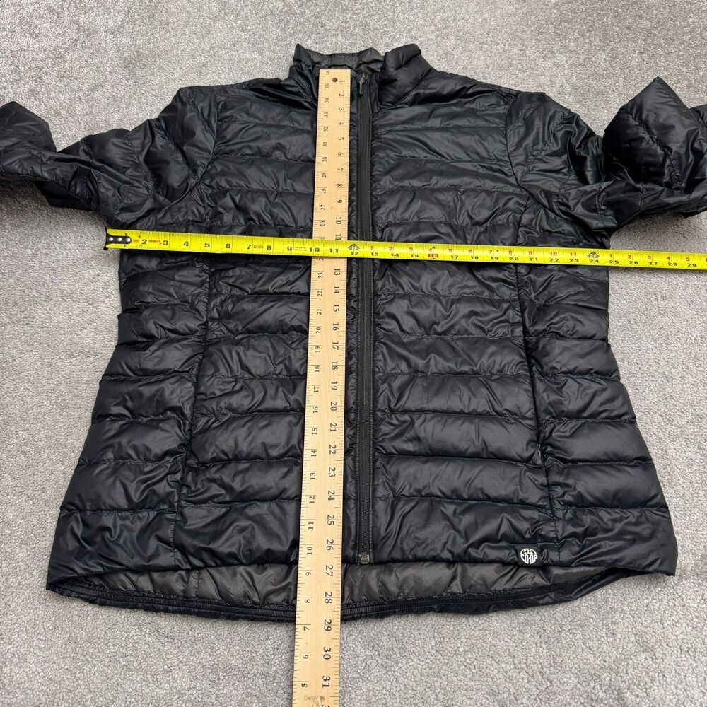 REI Co-Op Down Puffer Jacket Mens Large Black Full Zip Insulated Lightweight - Picture 10 of 16